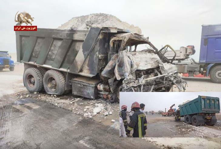 فاجعه در جاده قم بهسمت گرمسار